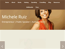 Tablet Screenshot of micheleruiz.com